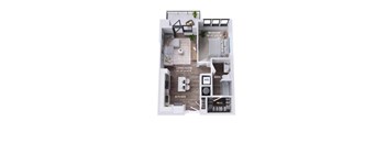 A20A Floor Plan at The Stevedore, Tampa Florida
