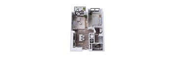 A23A Floor Plan at The Stevedore, Florida, 33605