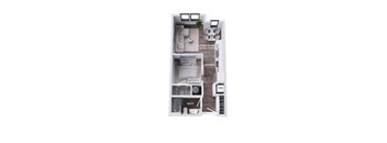 A5A Floor Plan at The Stevedore, Tampa Florida