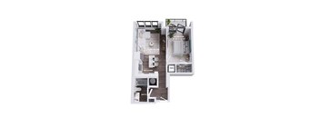 A9A Floor Plan at The Stevedore, Florida, 33605