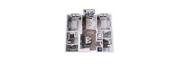 B5B Floor Plan at The Stevedore, Tampa Florida