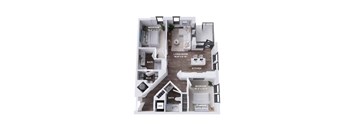 B6B Floor Plan at The Stevedore, Tampa