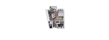 S1A Floor Plan at The Stevedore, Florida, 33605