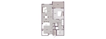 A5M Floor Plan at The Aster Cary, Cary, 27519