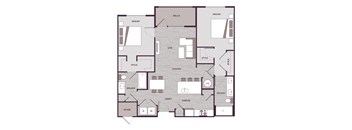 B3M Floor Plan at The Aster Cary, Cary North Carolina