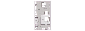 S1M Floor Plan at The Aster Cary, North Carolina, 27519