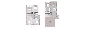 T2 Floor Plan at The Aster Cary, North Carolina, 27519