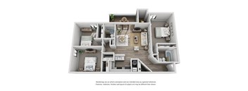 Journey Floor Plan at Compass at City Center, Newport News, 23606
