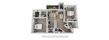 Orion Floor Plan at Compass at City Center, Newport News, VA, 23606