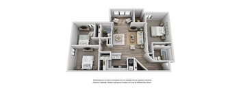 Skipper Floor Plan at Compass at City Center, Newport News, Virginia