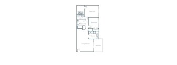 B2 Floor Plan at The Pointe at Midtown, Raleigh, NC 27609