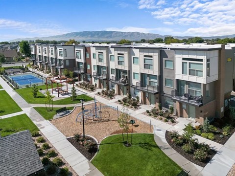 Overhead View Of Property at Vaseo Townhomes, Lehi