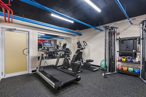 Fitness Area at Park Terrace Apartments, Washington