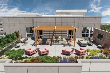 rooftop terrace rooftop terrace at Vesta Parkside, Washington, DC, 20019 - Photo Gallery 5