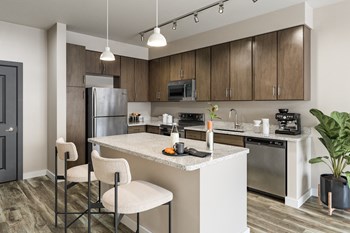 Gourmet Kitchen With Island Gourmet Kitchen With Island at Vesta Parkside, Washington, DC - Photo Gallery 6