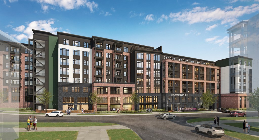 Property Exterior at Hawkins Press, Charlotte, NC