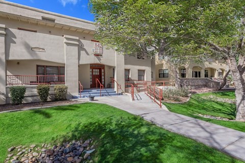A building with the number 841 on it at Roosevelt Commons Apartments, Phoenix, AZ