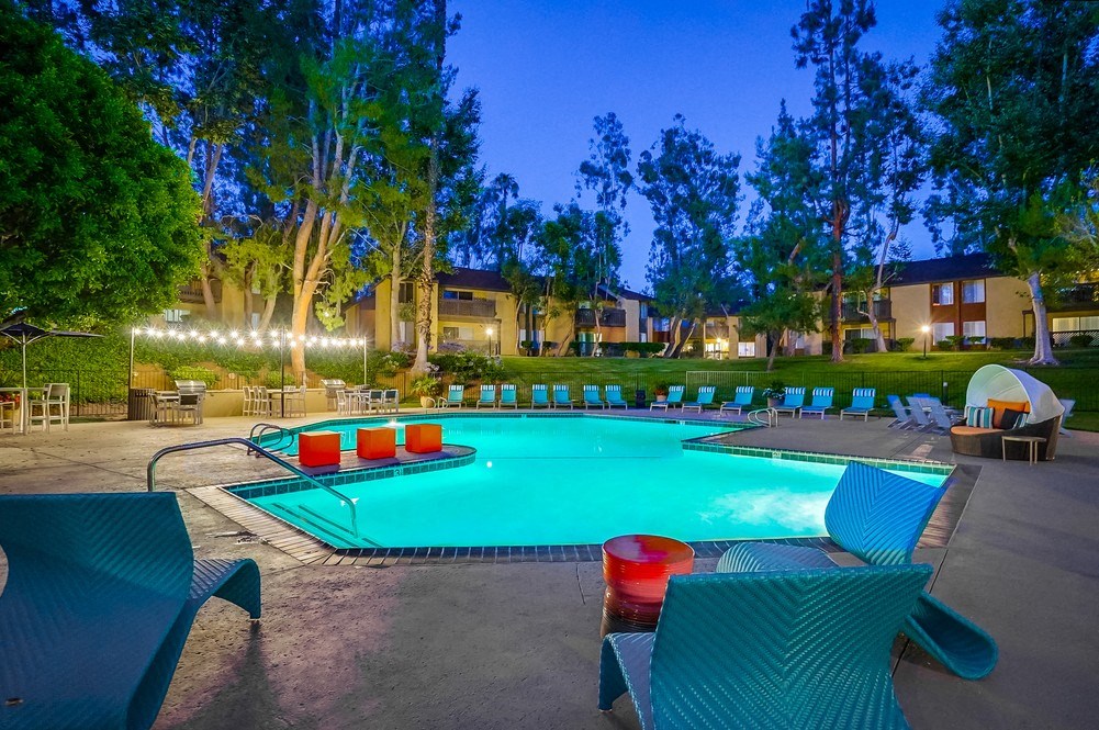 Twilight Pool at The Trails at San Dimas, 444 N. Amelia Avenue