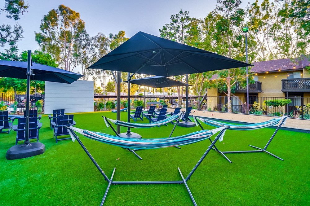 Relaxing Hammocks at The Trails at San Dimas, San Dimas, California