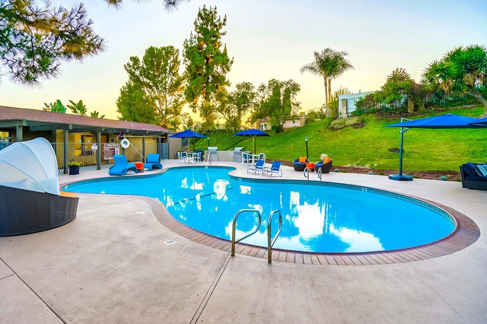 Crystal Clear Swimming Pool at The Trails at San Dimas, 444 N. Amelia Avenue, CA