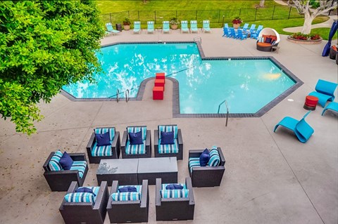 Resort Style Swimming Pool at The Trails at San Dimas, 444 N. Amelia Avenue