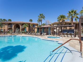 Pool at Medici Apartment Homes, Bermuda Dunes