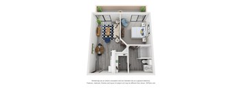 1 Bedroom 1 Bath - A