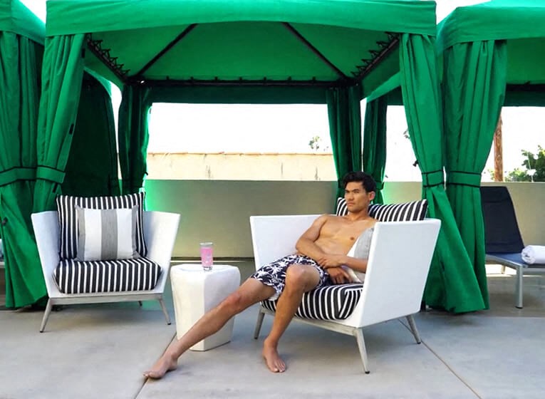 Outdoor Event Deck at The Mansfield at Miracle Mile, Los Angeles, California