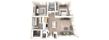 3D Floor Plan Image of 2F