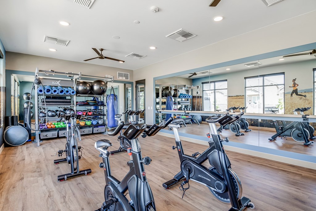 Spin Studio and free weights