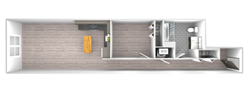 An artist's rendering of the Tier 02 and Tier 09 floor plan.