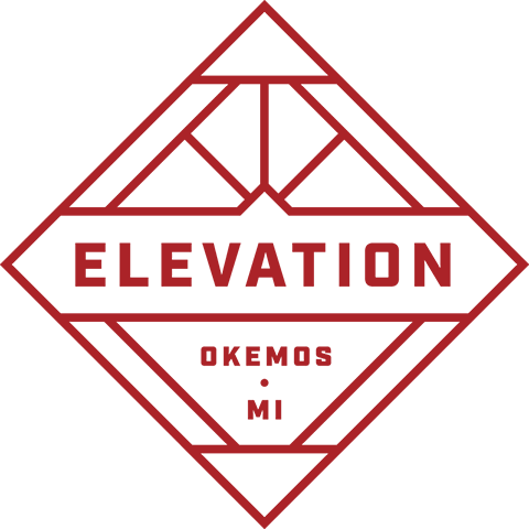 a graphic of the elevator logo of the