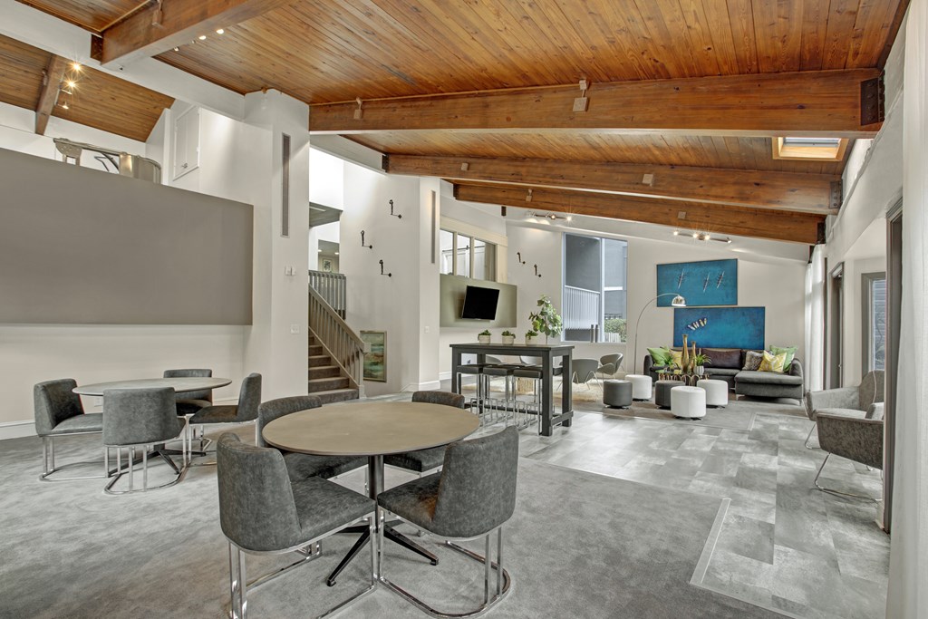 Leasing center and resident lounge at Lacota Apartments in Atlanta, GA 30360