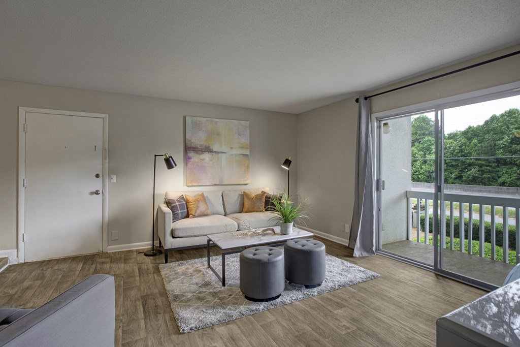 Living room at Lacota Apartments in Atlanta, GA 30360