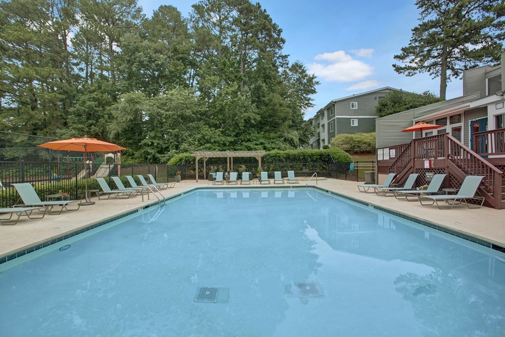 Resort style pool at Lacota Apartments in Atlanta, GA 30360