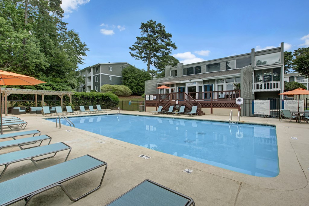 Resort style pool at Lacota Apartments in Atlanta, GA 30360
