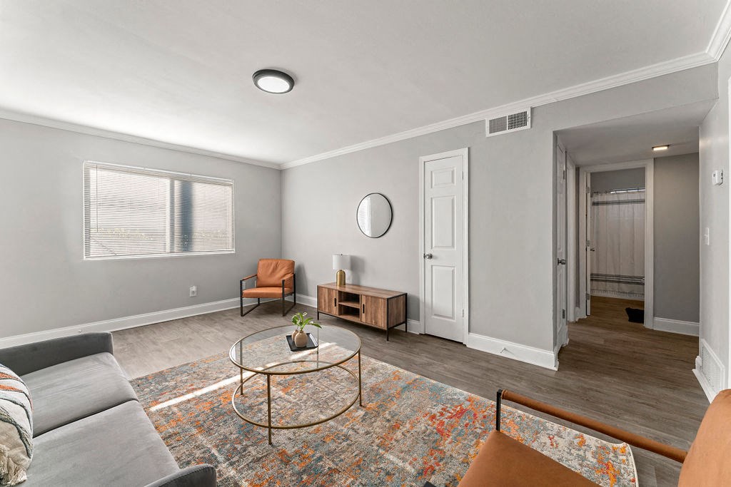 Living Room Flooring Living Room Flooring at Balfour East Lake, Atlanta, 30316