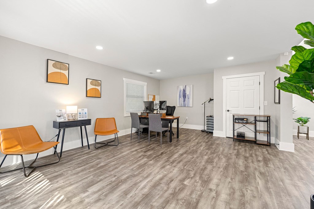 Renovated leasing office and resident center at Concord Crossing, Smyrna, 30082