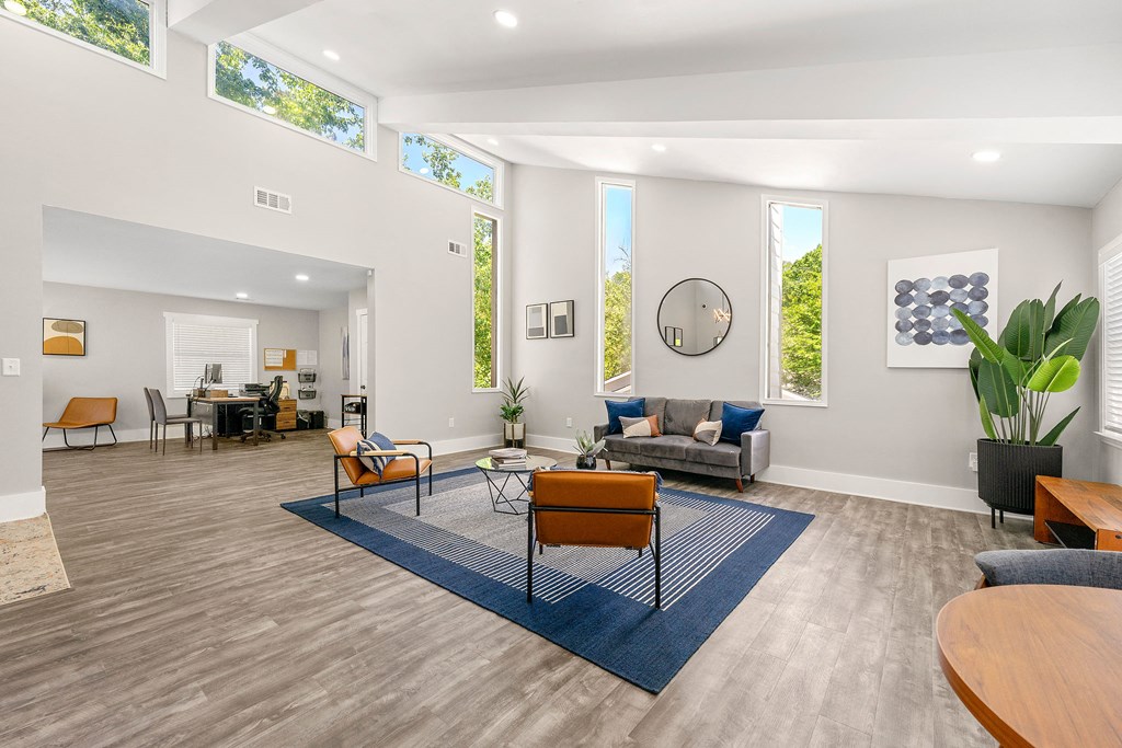 Renovated leasing office and resident center at Concord Crossing, Smyrna, 30082