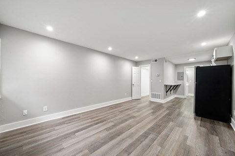 Renovated studio floor plan at Balfour Chastain, Sandy Springs, GA 30342