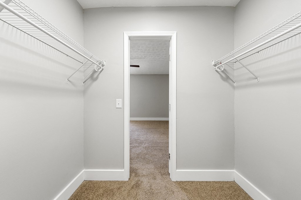 Walk-in closet at Balfour Chastain, Sandy Springs, GA