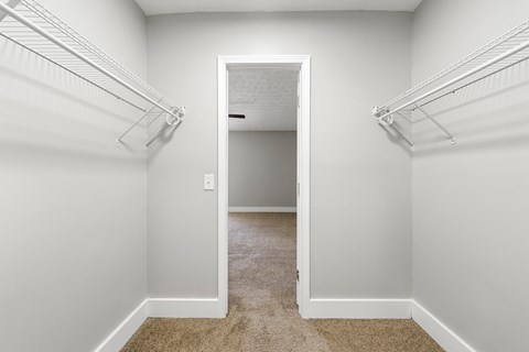 Walk-in closet Walk-in closet at Balfour Chastain, Sandy Springs, GA