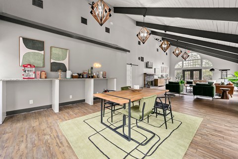 Conference table at Fields at Peachtree Corners, Norcross, 30092