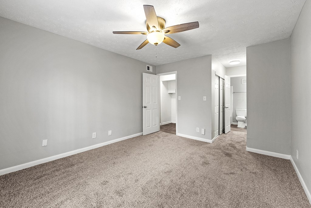 Master bedroom at Fields at Peachtree Corners, Norcross, GA