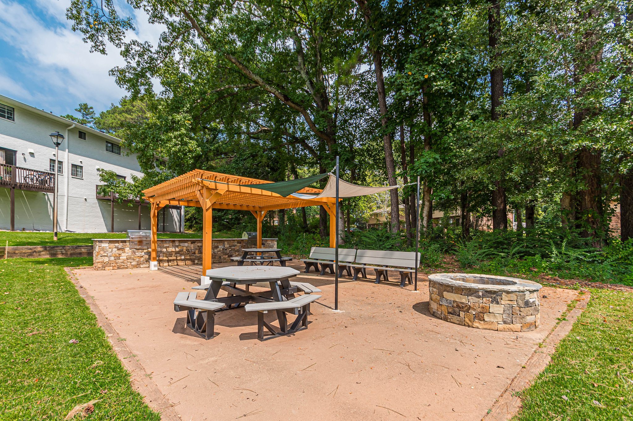 Firepit Grill at Pinewood Townhomes, Tucker, GA, 30084