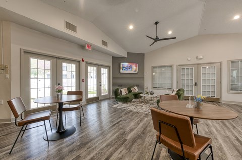 Social Lounge With TV at Eastlake Gardens, Decatur, GA