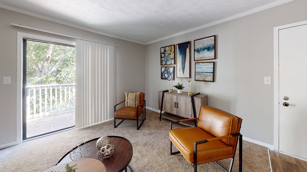 Modern Living Room  at Fields at Peachtree Corners, Norcross, Georgia