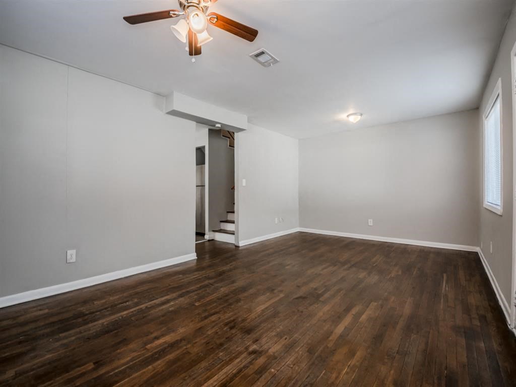 Spacious Living Room New Flooring at Balfour Chastain, Sandy Springs, GA