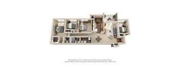 Evergreen Floor Plan at Concord Crossing, Georgia, 30082