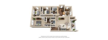 Willow Floor Plan at Concord Crossing, Georgia